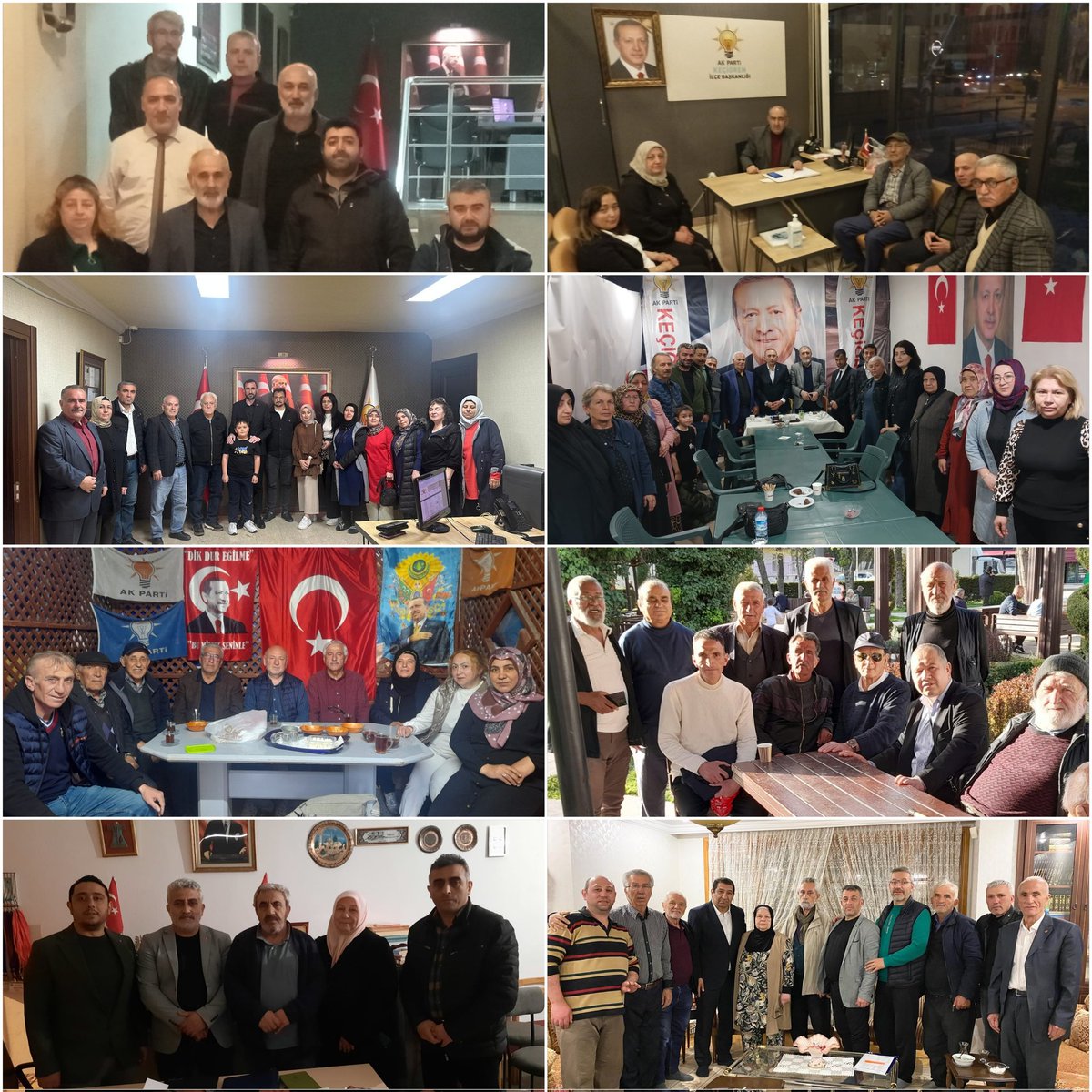 Keçiören'de AK Parti İlçe Toplantıları Coşkuyla Gerçekleştirildi