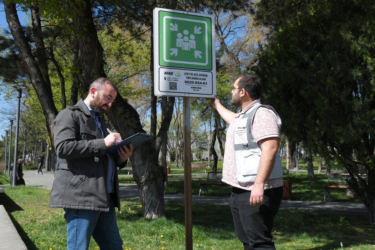 Mamak Belediyesi Afet Toplanma Alanlarını Kontrol Etti