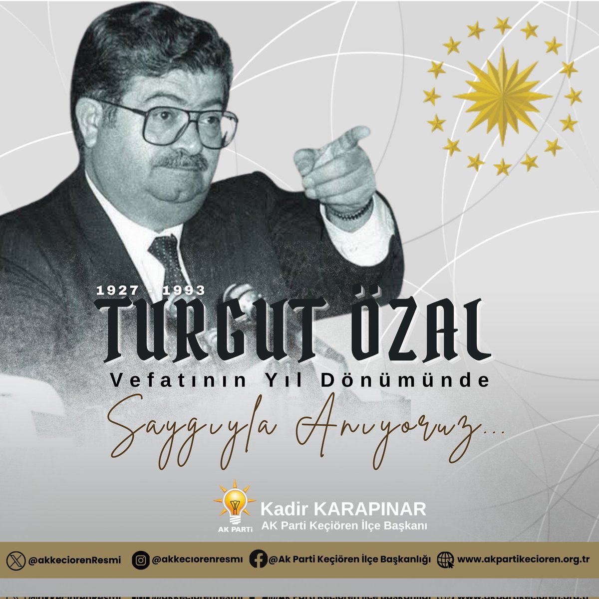 Turgut Özal'ı Anıyoruz: Ekonomik ve Sosyal Dönüşümün Öncüsü