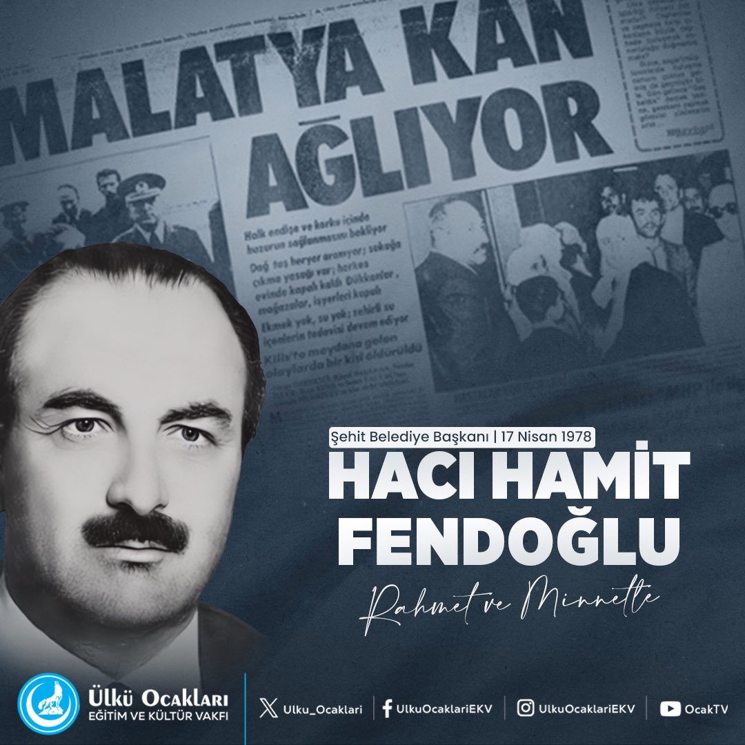 Malatya Belediye Başkanı Hacı Hamit Fendoğlu’nun Şehadeti Yıl Dönümünde Anıldı