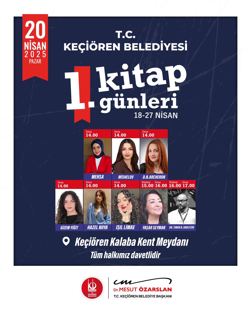 Keçiören'de Kitap Günleri Etkinlikleri Başlıyor