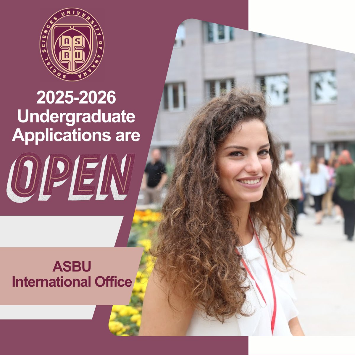 Ankara Sosyal Bilimler Üniversitesi 2025-2026 Eğitim Yılı Lisans Programları Başvuru Süreci Başladı
