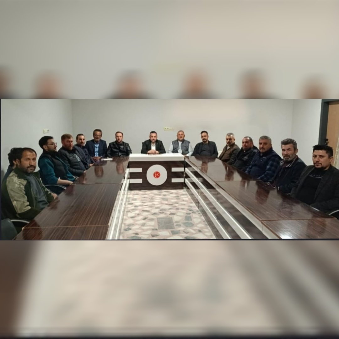 MHP Kahramanmaraş İlçe Başkanı Haftalık Toplantı Düzenledi