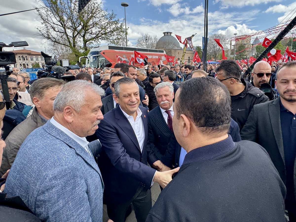 İYİ Parti Ankara Milletvekili Adnan Beker, Konya'da CHP Mitingine Katıldı