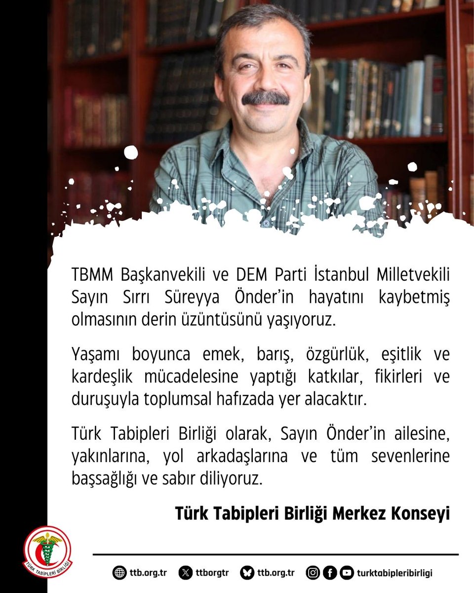 TBMM Başkanvekili Sırrı Süreyya Önder Hayatını Kaybetti