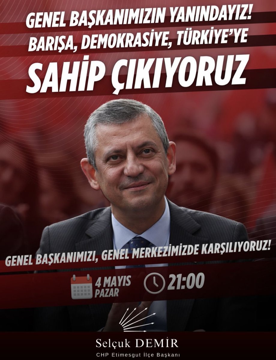 CHP, Özgür Özel'i Karşılamak İçin Genel Merkezde Toplanıyor