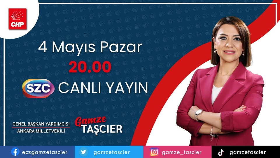 CHP'li Taşçıer, Sözcü TV'de Konuşacak