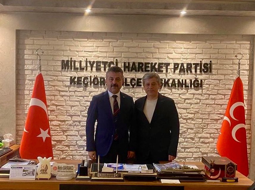 Türkav Genel Başkanı, MHP Keçiören İlçe Başkanlığını Ziyaret Etti