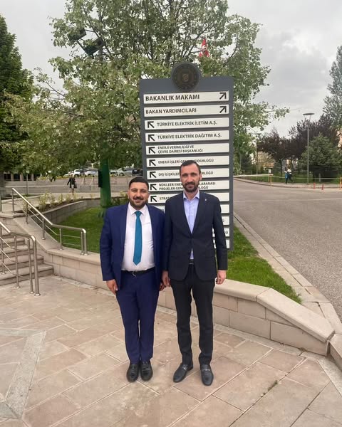AK Parti Keçiören İlçe Başkanı, Enerji Bakanlığı Özel Kalem Müdürü Personelleri Ziyaret Etti