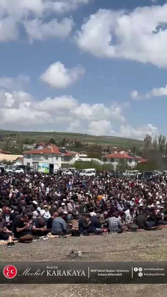 MHP'li Vekil Karakaya, Gölbaşı Oyaca'da Şükür Duasına Katıldı