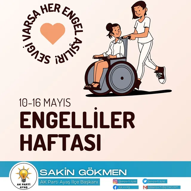 Ayaş'ta Engellilere Yönelik Farkındalık Mesajı
