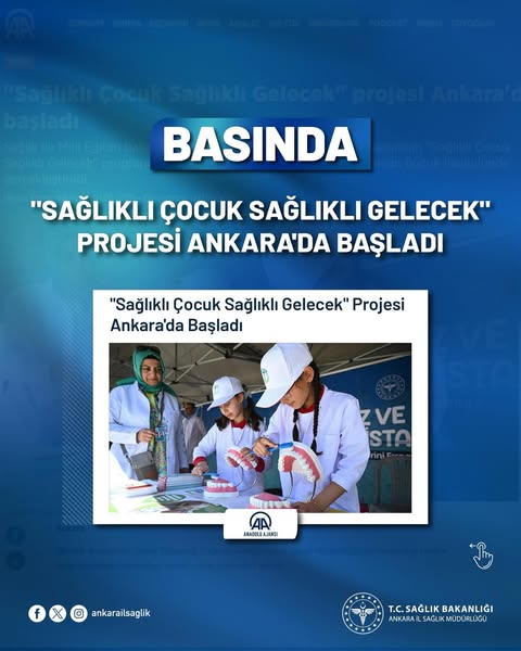 Sağlıklı Çocuk Sağlıklı Gelecek Programı Ankara'da Başladı