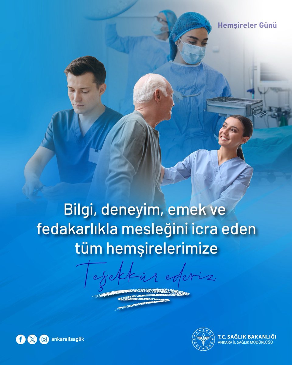 Ankara İl Sağlık Müdürlüğü, Hemşirelere Teşekkür Etti