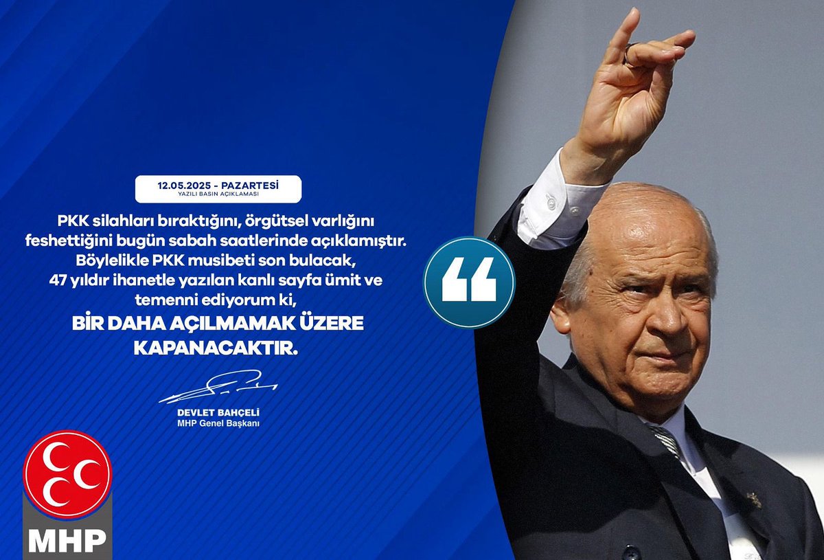 PKK, Silahları Bıraktı ve Örgütsel Yapısını Feshettiğini Açıkladı