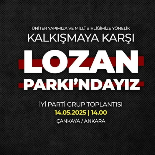 İyi Parti Keçiören İlçe Başkanlığı, Lozan Parkı'nda 