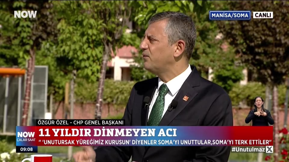 Özgür Özel, Now TV'de Çalar Saat Programında Canlı Yayında