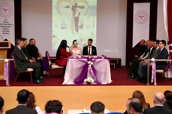 Ankara'da Gazi ve Nişanlısının Nikahı Hastanede Kılındı