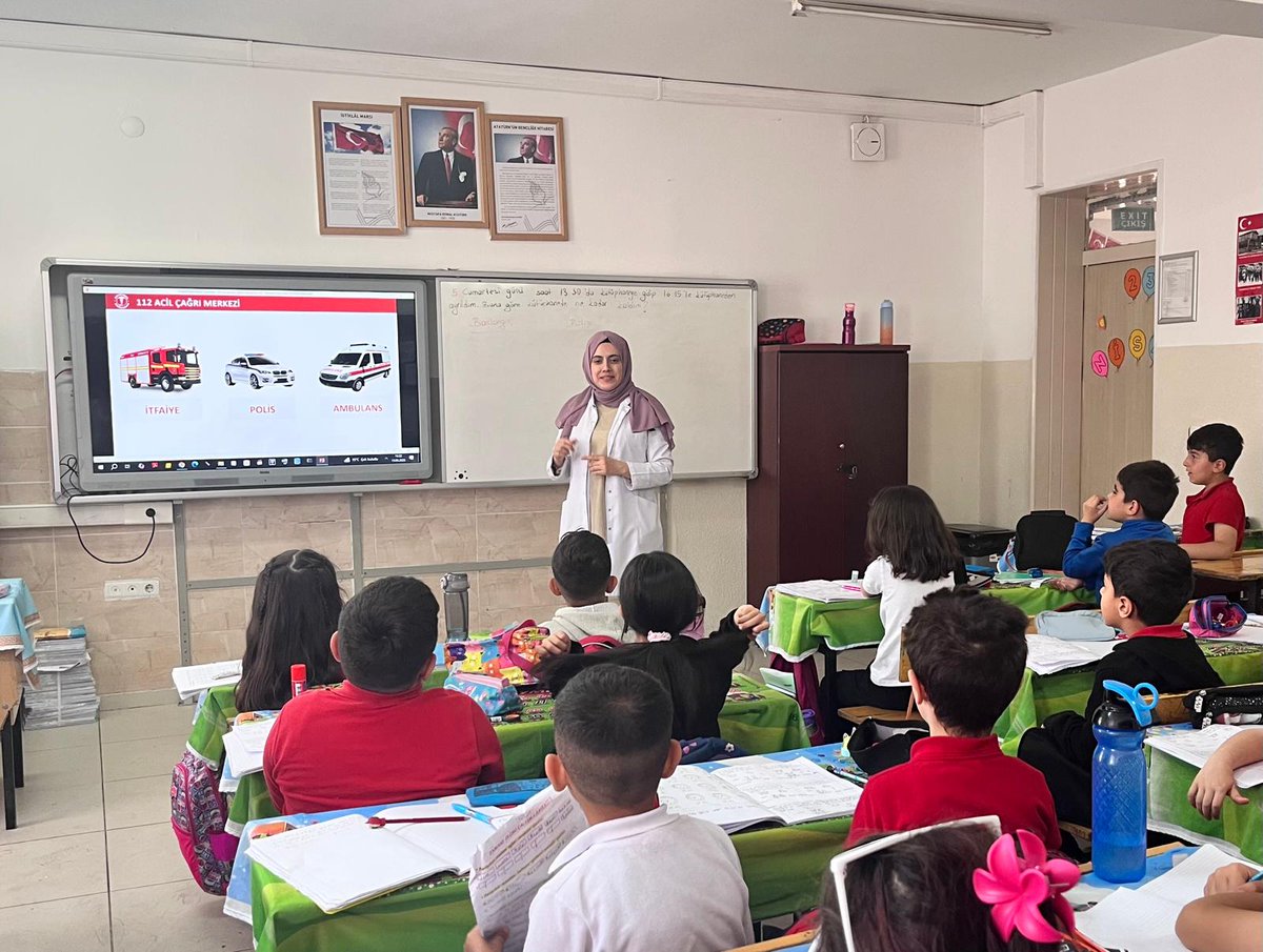 Sincan'da İlkokul Öğrencilerine Sağlık Elçisi Eğitimi Verildi
