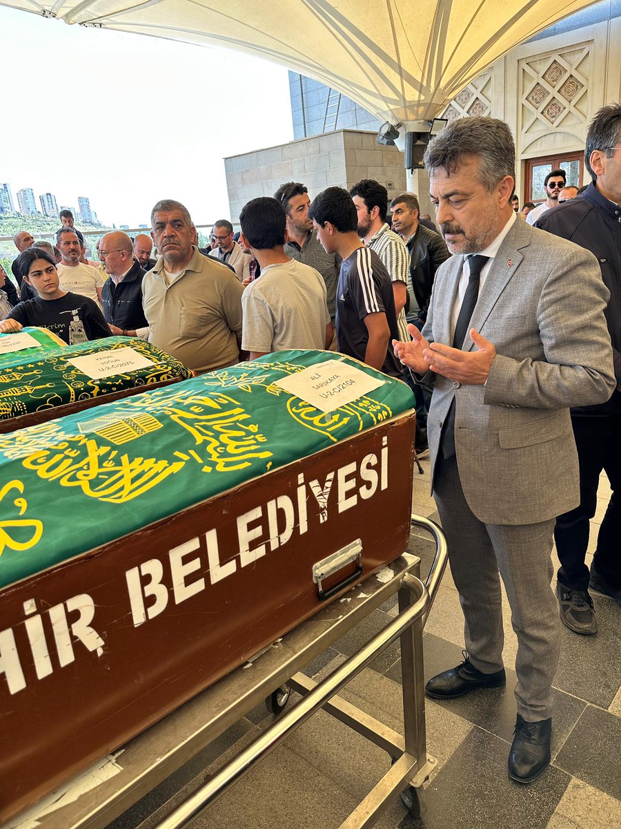 MHP Keçiören İlçe Başkanlığı, Ali Sarıkaya'nın Dedesinin Cenazesine Katıldı