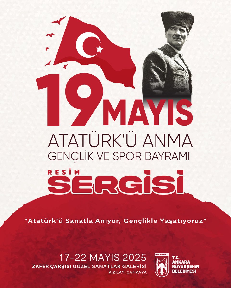 Ankara'da Atatürk'ü Anma Resim Sergisi Gençleri Buluşturacak