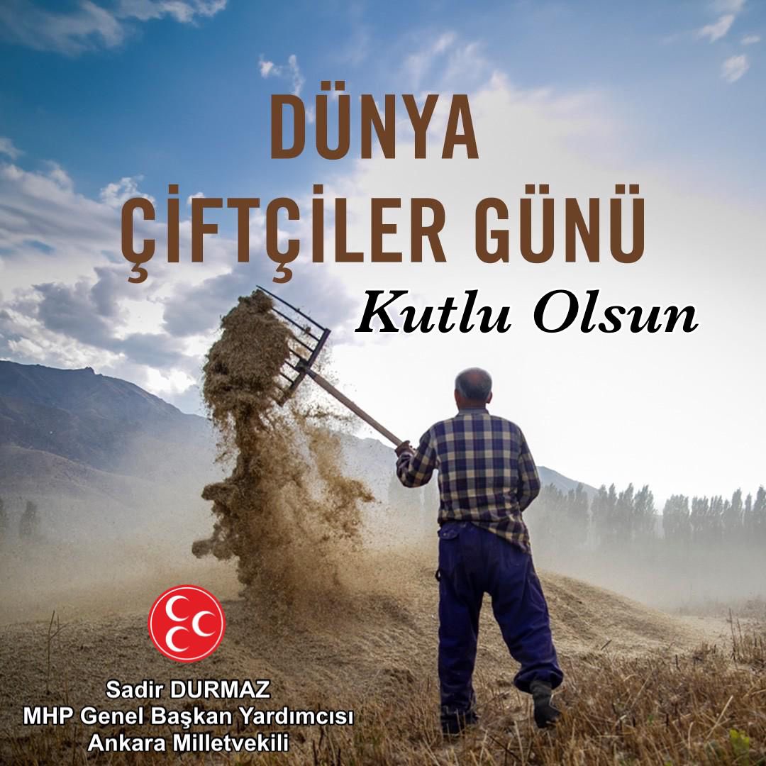 MHP'li Durmaz, 14 Mayıs Dünya Çiftçiler Günü'nü Kutladı