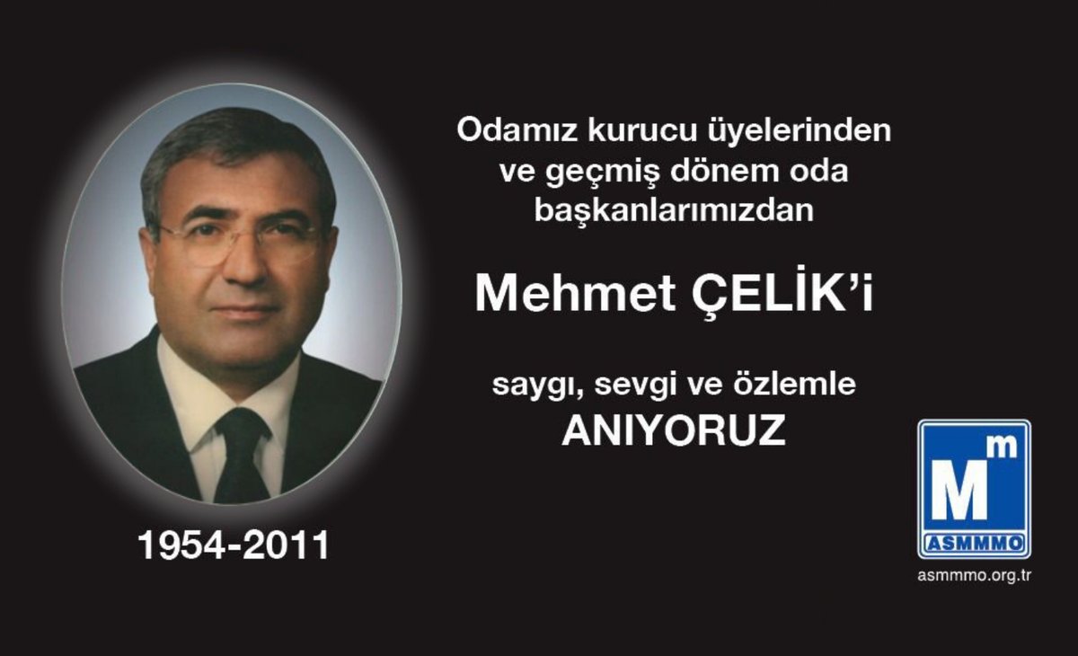 Ankara Serbest Muhasebeci Mali Müşavirler Odası, Kurucu Üyesi Mehmet Çelik'i Andı