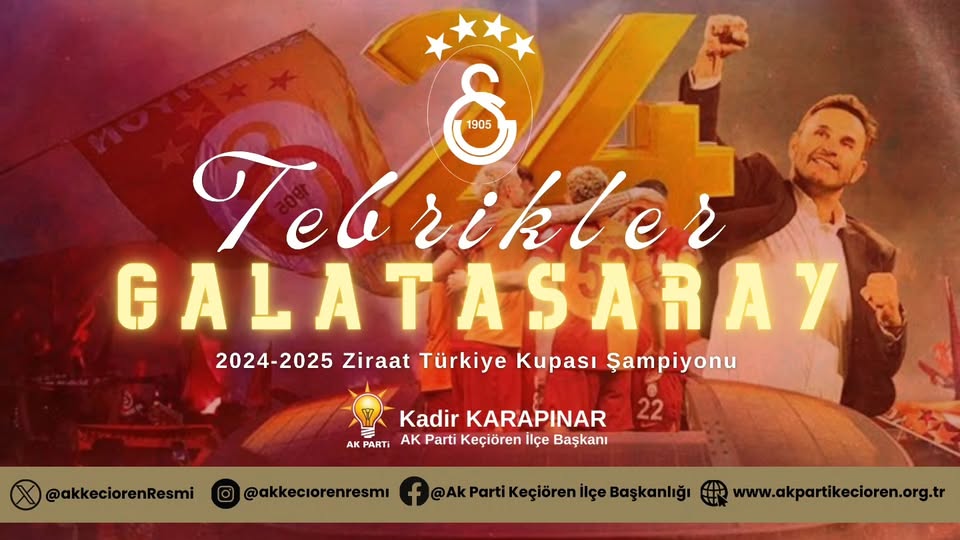 Galatasaray'ı Ziraat Türkiye Kupası Şampiyonluğu Kutlandı