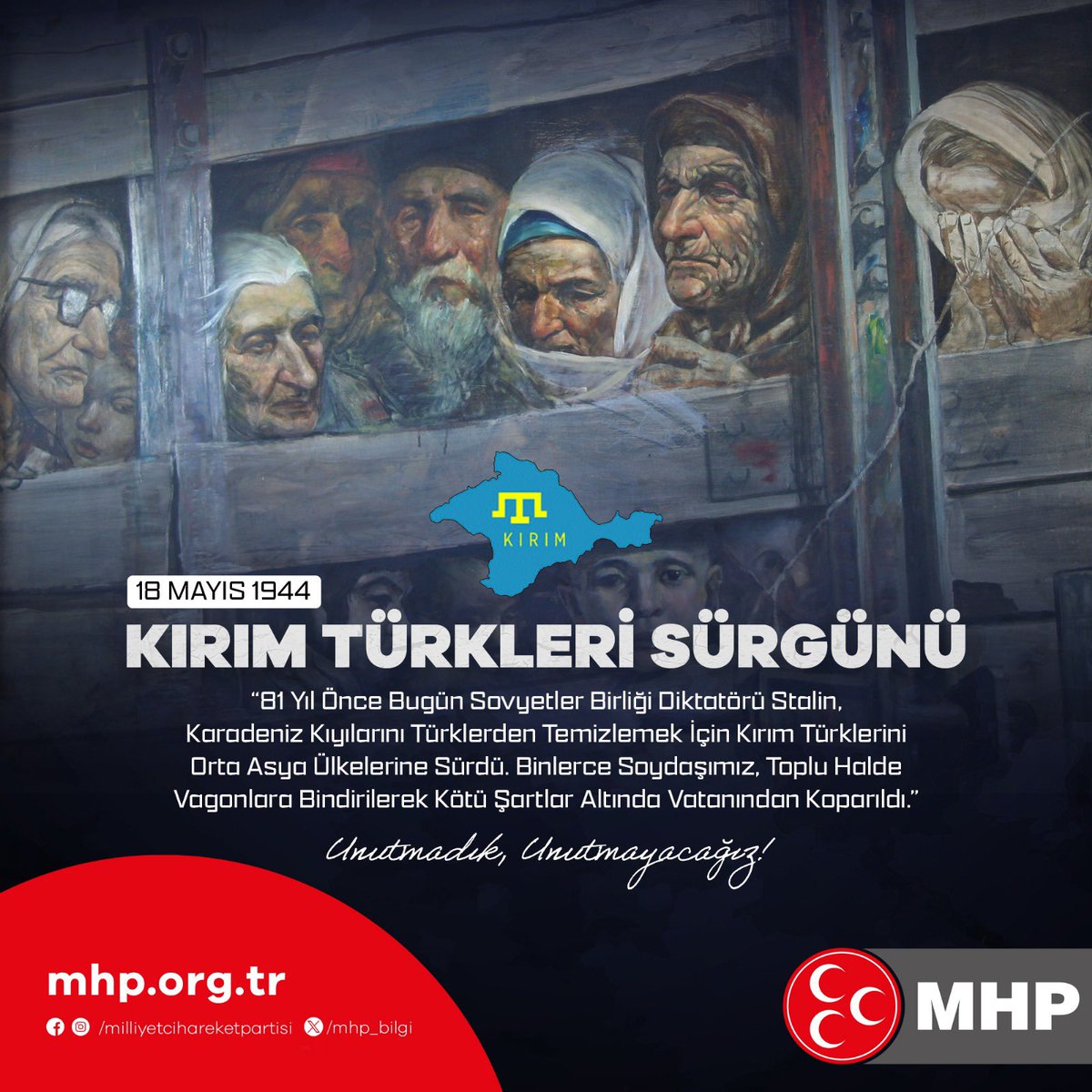 Stalin'in Kırım Türklerini Sürgüne Gönderme Kararı: 81. Yıl Dönümü