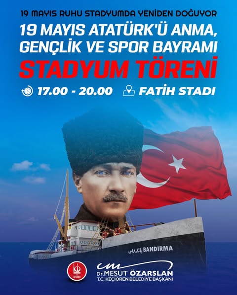 CHP Keçiören Belediye Başkan Adayı Özarslan'dan 19 Mayıs Coşkusu İçin Program