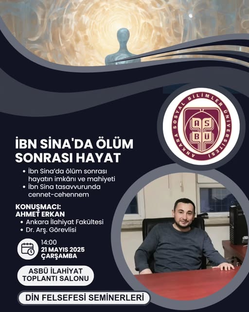 ASBÜ İlahiyat Fakültesi'nde İbni Sina'nın Ölüm Sonrası Hayat Anlayışı Semineri Düzenleniyor