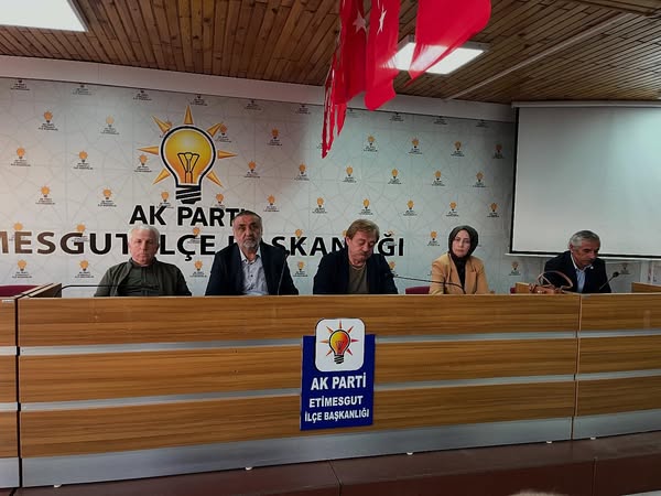 AK Parti Etimesgut İlçe Başkanlığı Haftalık Toplantısı Gerçekleştirildi