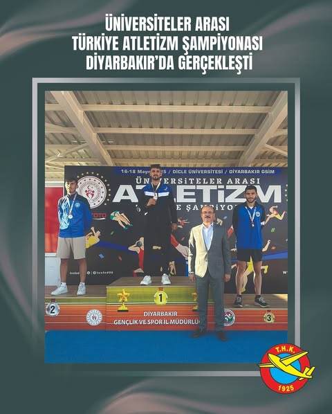 Üniversiteler Arası Atletizm Şampiyonası Diyarbakır'da Gerçekleştirildi