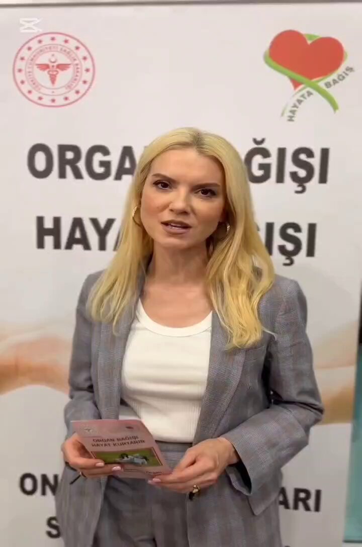 TRT Sunucusu Pelin Çift'ten Organ Bağışına Destek Çağrısı
