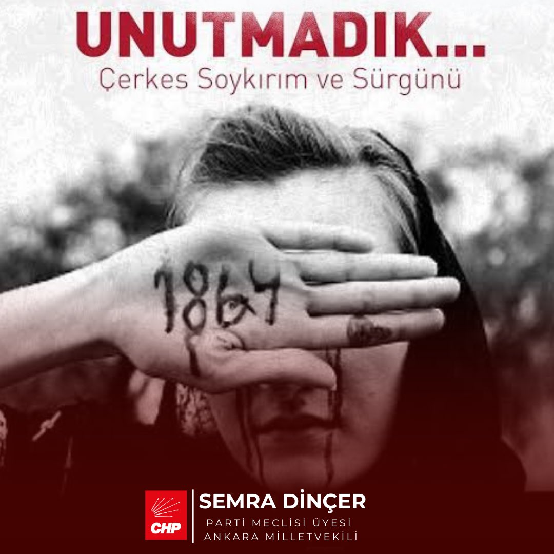CHP Milletvekili Dinçer, 1864 Çerkes Sürgünü ve Soykırımı'nı Anımsattı