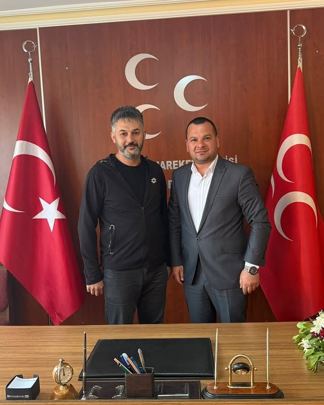MHP Çubuk İlçe Başkanı Ezandemir, Mehmet Özdemir'i Ziyaret Etti