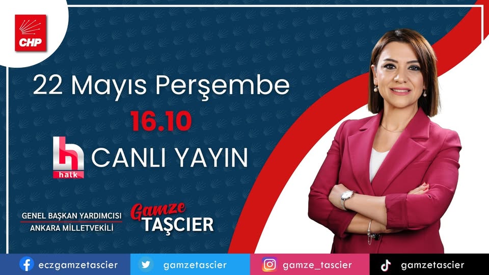 CHP Milletvekili Taşçıer, Halk TV Canlı Yayınında
