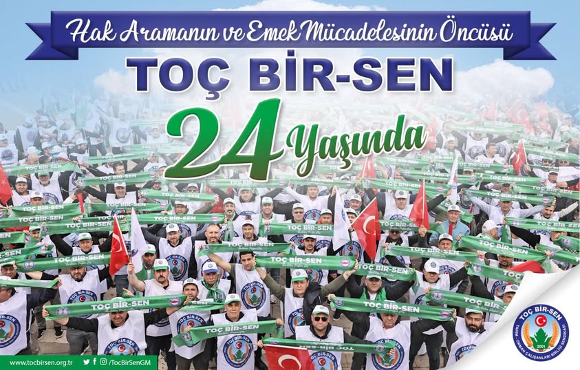 TOÇ BİR-SEN 24. Kuruluş Yıl Dönümünü Kutladı