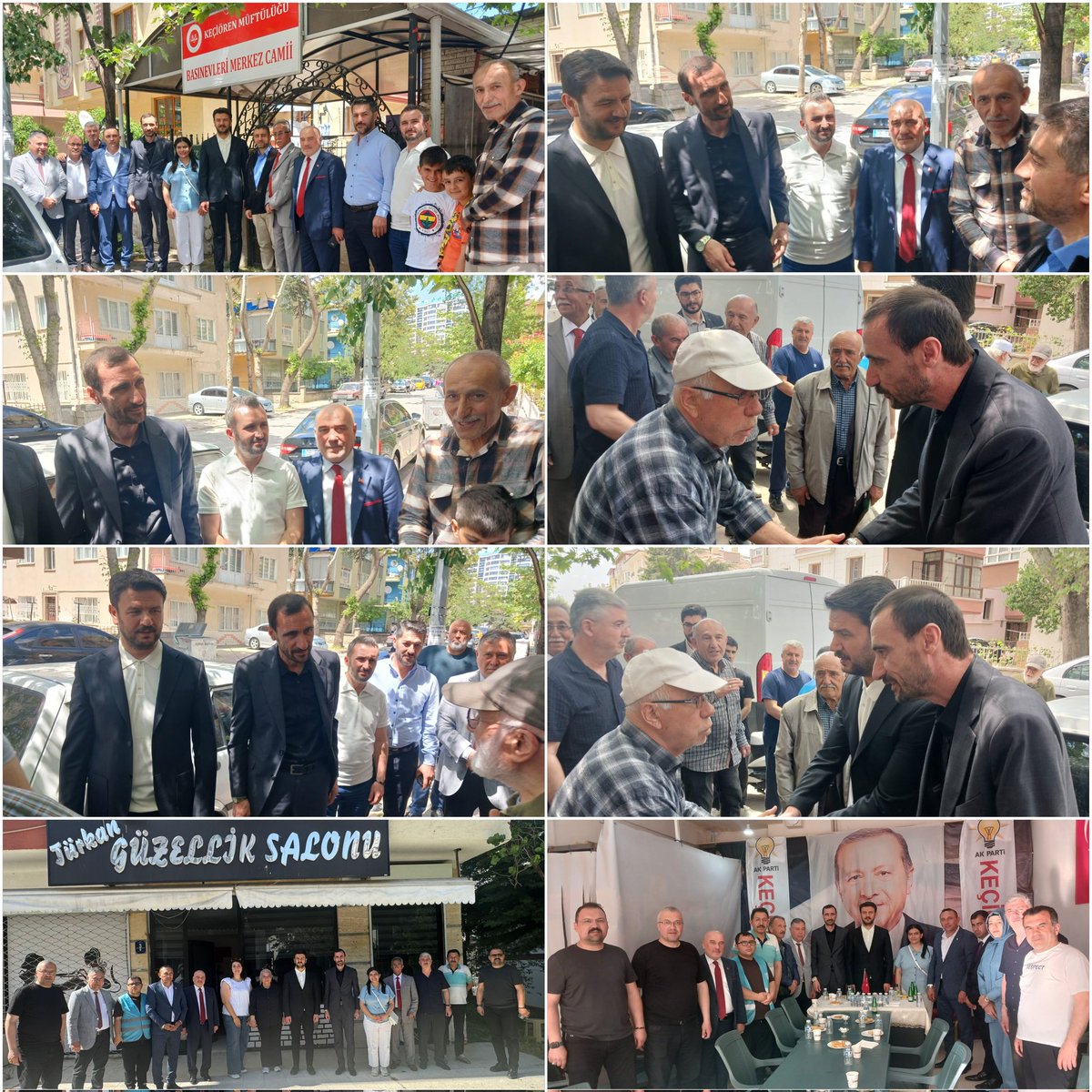 AK Parti Keçiören İlçe Başkanlığı Basınevleri Mahallesinde SKM Programı Gerçekleştirdi