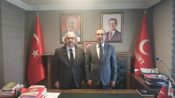 Saadet Partisi Ankara İl Başkanı Yazıcı'ya Teşkilat Ziyareti