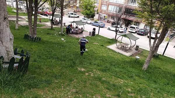 Pursaklar'da Park ve Bahçe Çalışmaları Devam Ediyor