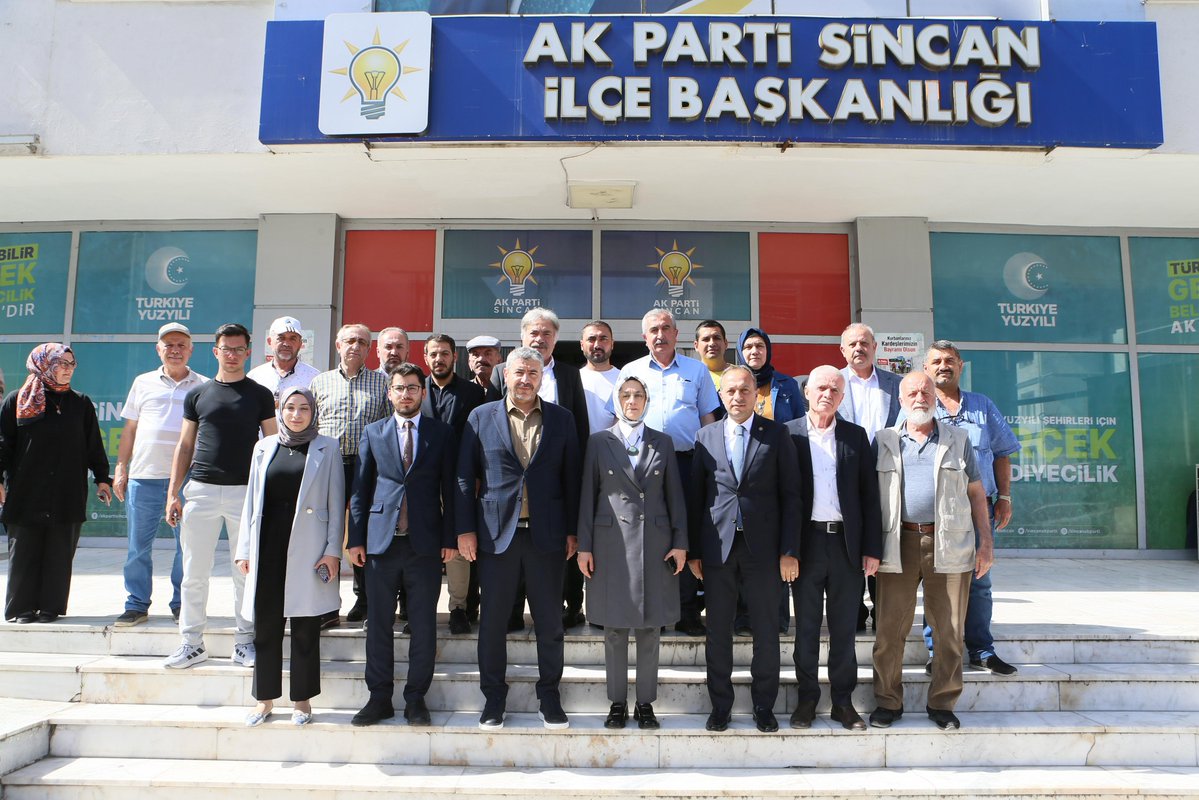 AK Parti Milletvekili Çam, Sincan Teşkilatı ile Bir Araya Geldi