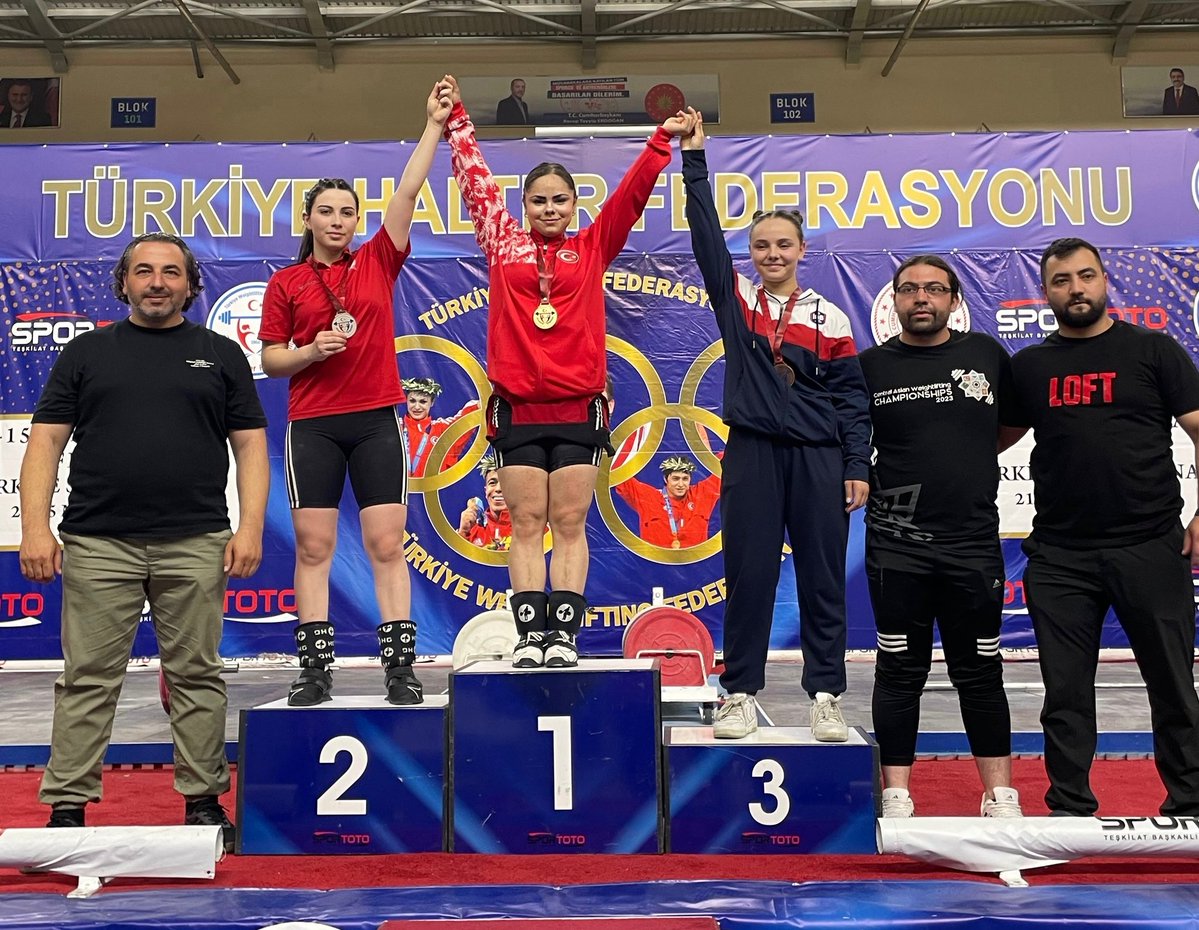 ASKİ Spor Kulübü Sporcusu Sudenaz Sevim Yıldızlar Halter Şampiyonu Oldu