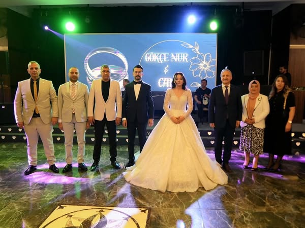 MHP'li yöneticiler düğün törenine katıldı