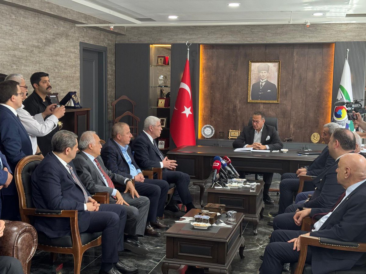 İYİ Parti Heyeti Karabük Ticaret ve Sanayi Odası'nı Ziyaret Etti