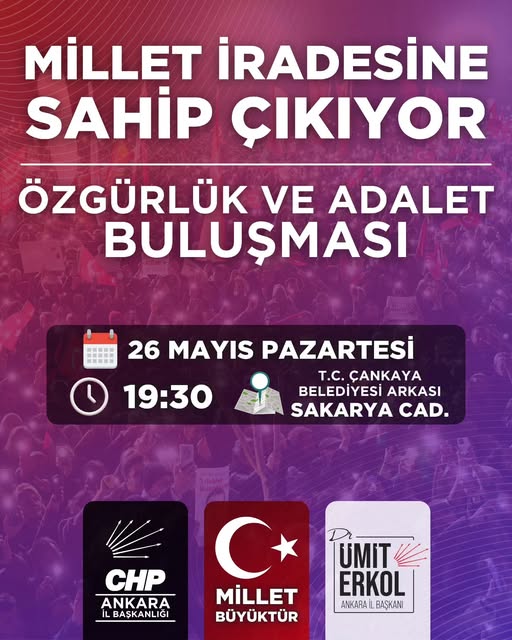 CHP Altındağ İlçe Başkanlığı'ndan Demokrasi Çağrısı