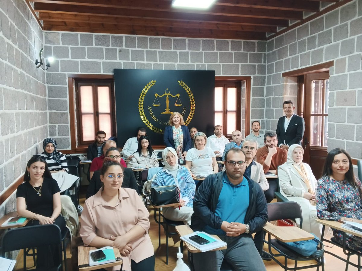 Ankara 2 No'lu Barosu ve KTO Karatay Üniversitesi İş Birliğiyle Arabuluculuk Eğitimi Devam Ediyor