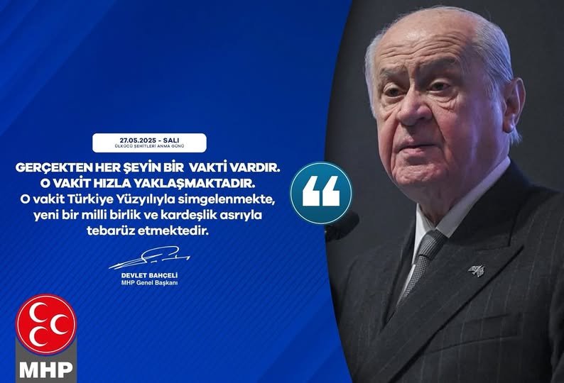 Bahçeli'den 