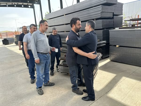 Türk Metal Sendikası Ankara Şubesi, Lichtgitter Izgara Fabrikasını Ziyaret Etti