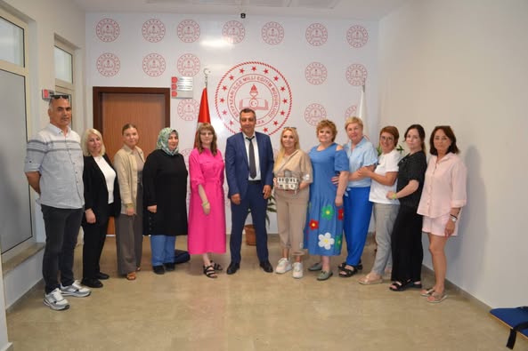 Litvanyalı Eğitimciler Beypazarı'da Erasmus Projesi Kapsamında İlçe Milli Eğitim Müdürünü Ziyaret Etti