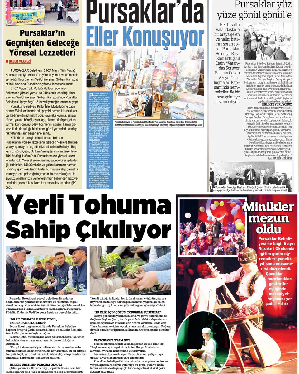Pursaklar Belediyesi, Yerel Basınla İşbirliğini Güçlendiriyor